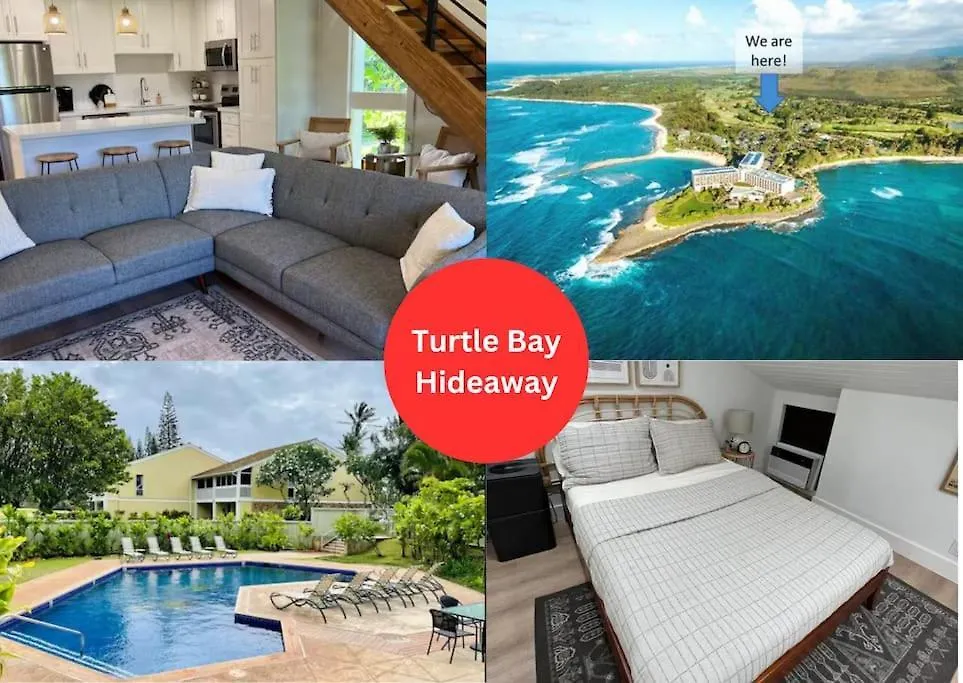 Walk To Beach, Pool, Tennis, Golf, Restaurants, Ac -Turtle Bay Hideaway Kahuku